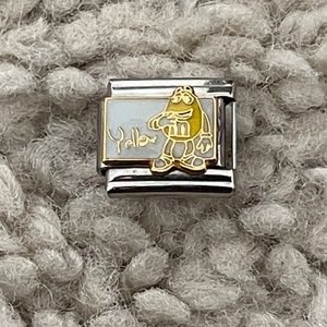 Casa Dor'o M & M Yellow Candy Italian Charm